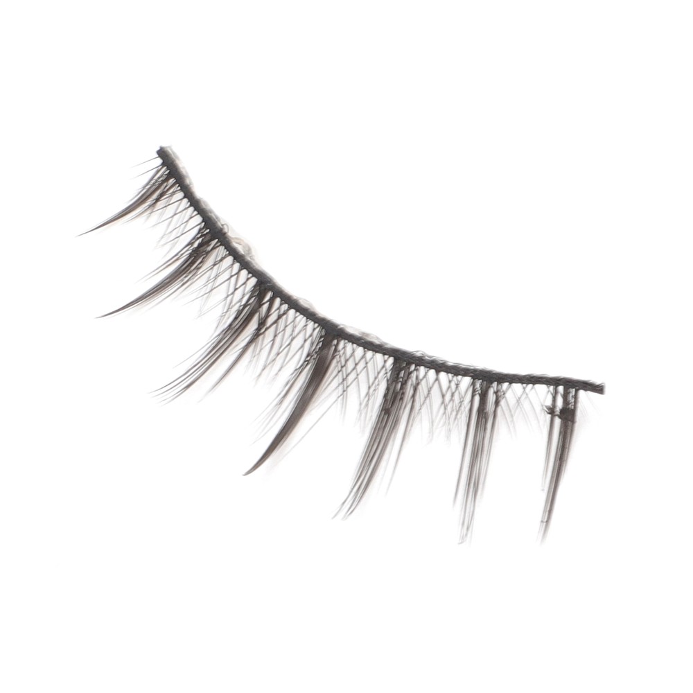 Natural False Eyelashes for Makeup Black 009-4 5 Pair
