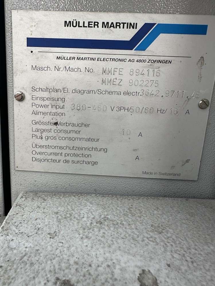 Muller Martini,MMFE-1089505,Zenith S Book Binding System