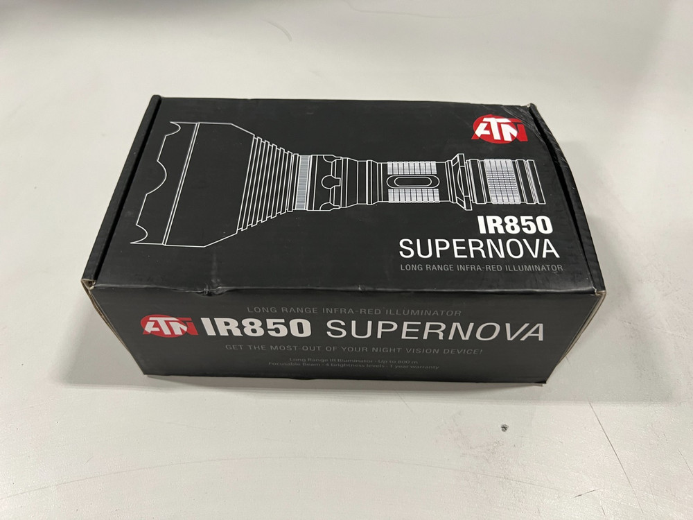 ATN IR850 Supernova Long-Range Infrared Illuminator - Black