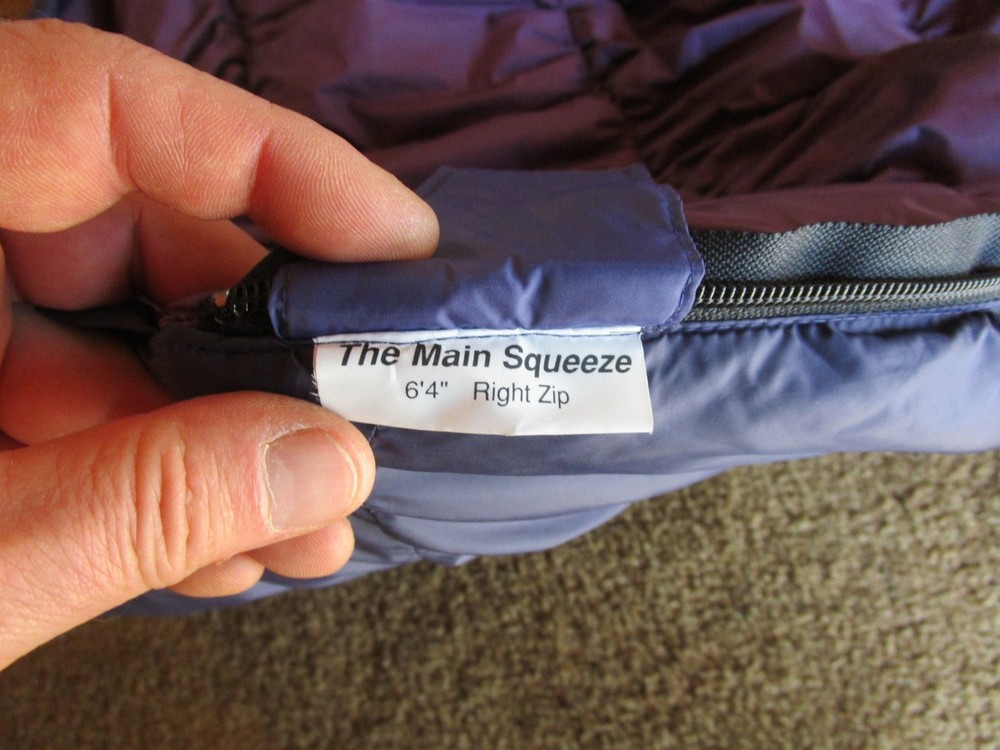 Montbell The Main Squeeze sleeping bag long right zip