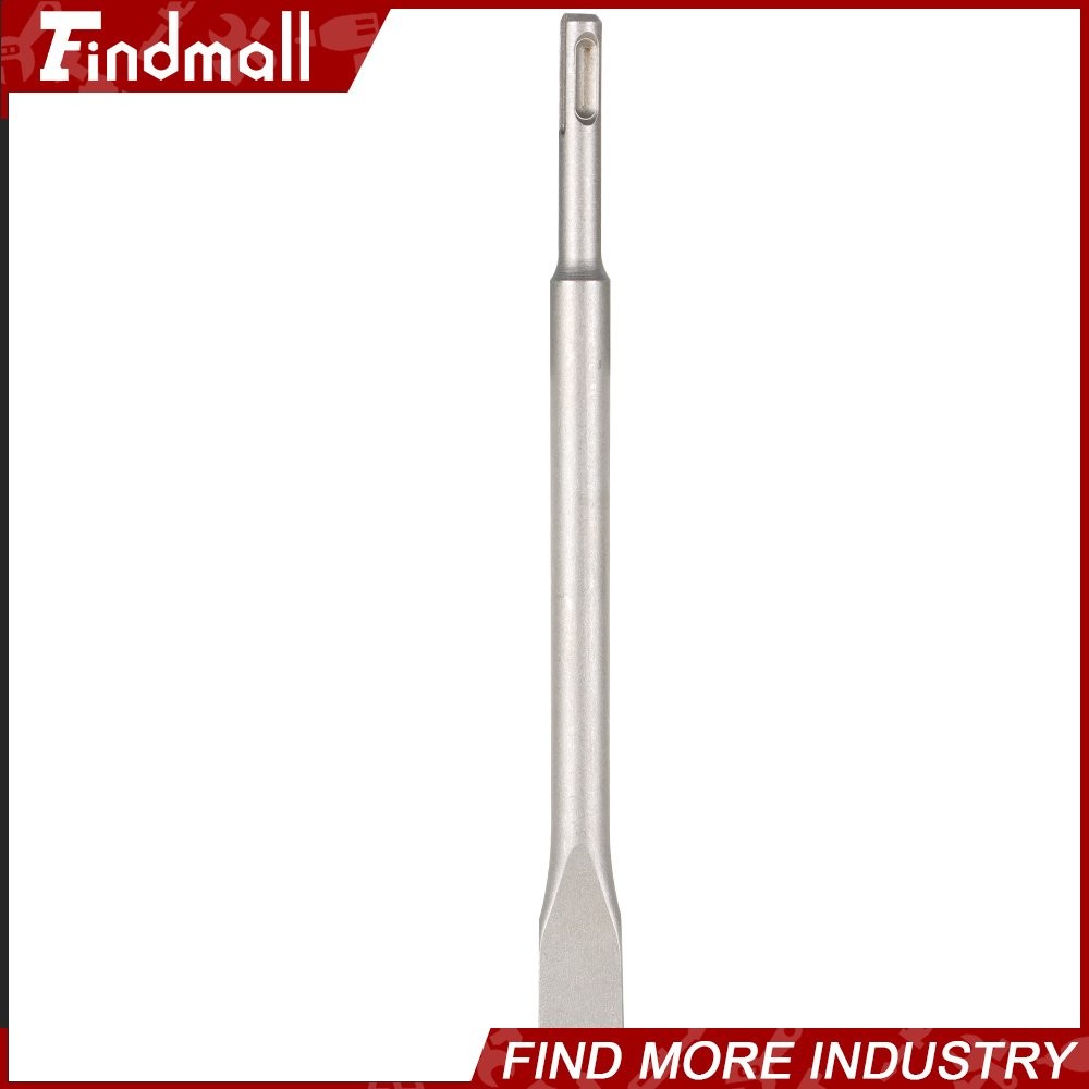 Findmall 4 Pack SDS Plus Chisel Bits -Flat Chisel Grooving Chisel & Point Chisel