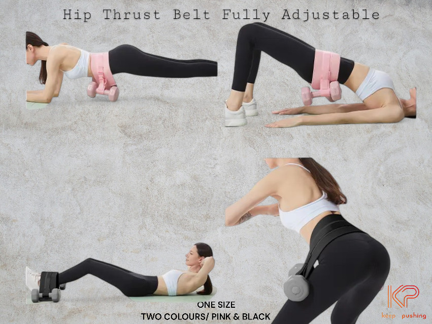 Hip Thrust Belt For Dumbbells, Weights, Kettlebells and more