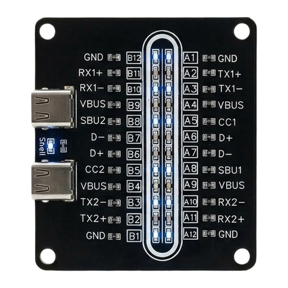 Type-C For data Cable Test Board Compatible with USB 3.0 Full Feature Cables