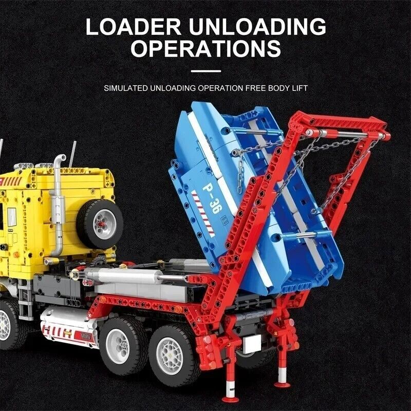 Building Blocks MOC 22016 Skip Loading Truck Model Engineering Vehicle 1918PCS