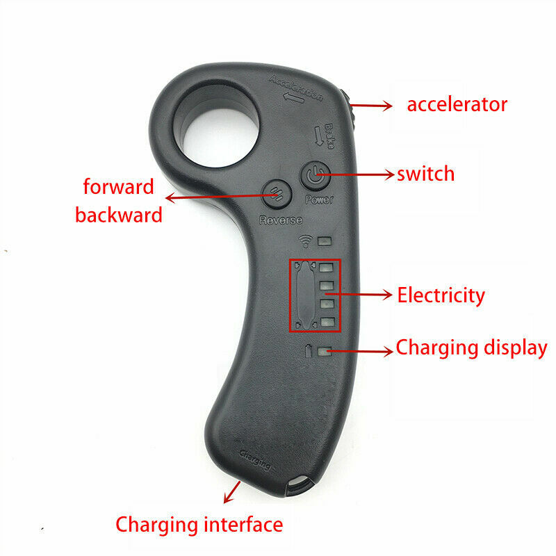 Wireless 4WD Skateboard Drive Controller w/ Remote ESC Substitute For Longboard