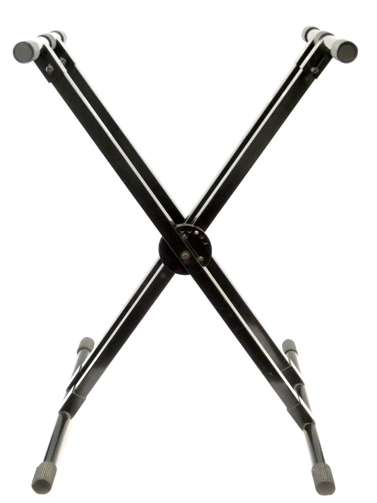 Stukture Double-Braced Quick Release Adjustable Folding Keyboard Stand