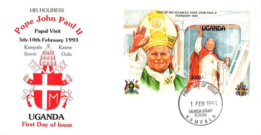 Uganda Scott 1121 Unaddressed.