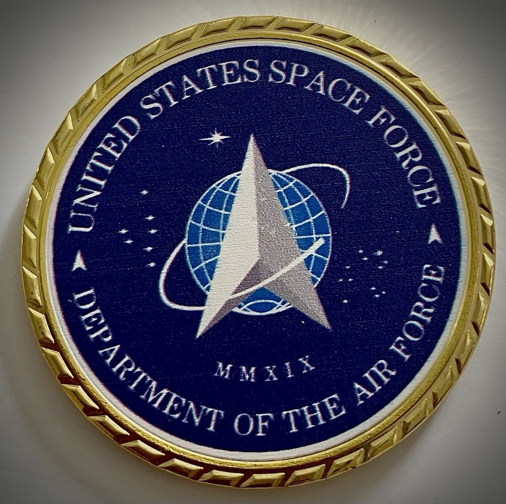Space Force Challenge-Gold Colored-Air Force-USAF