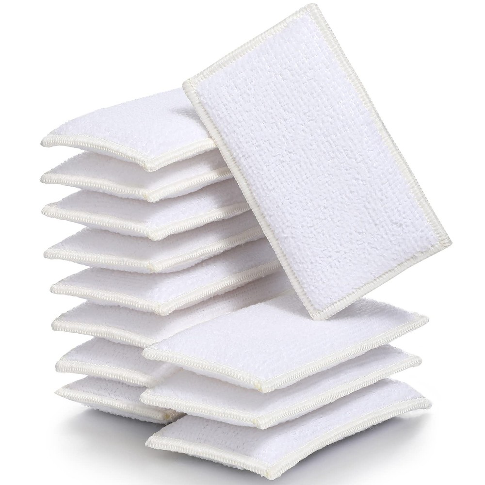 12 Pcs Interior Scrubbing Sponge for Leather Plastic Car Microfiber Kitchen H...