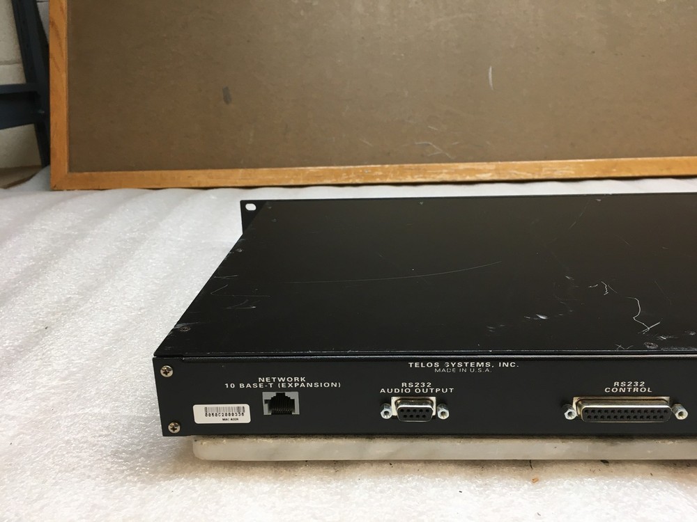 Telos TE-2938 Audioactive MPEG Realtime Audio Encoder w/ Rack Ears