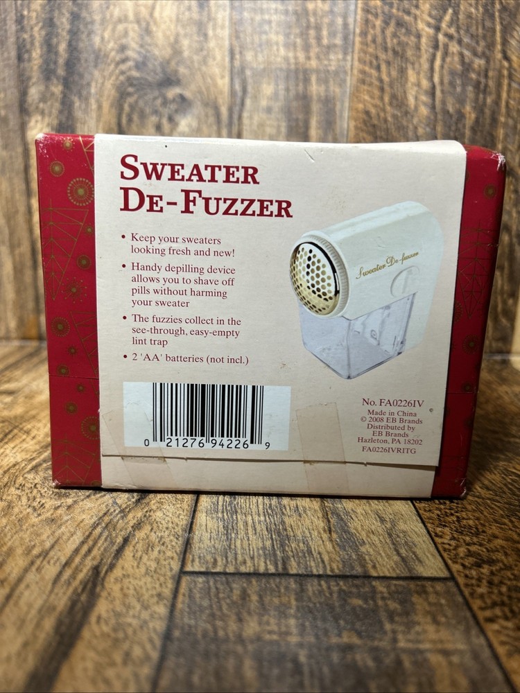 Sweater De-fuzzer