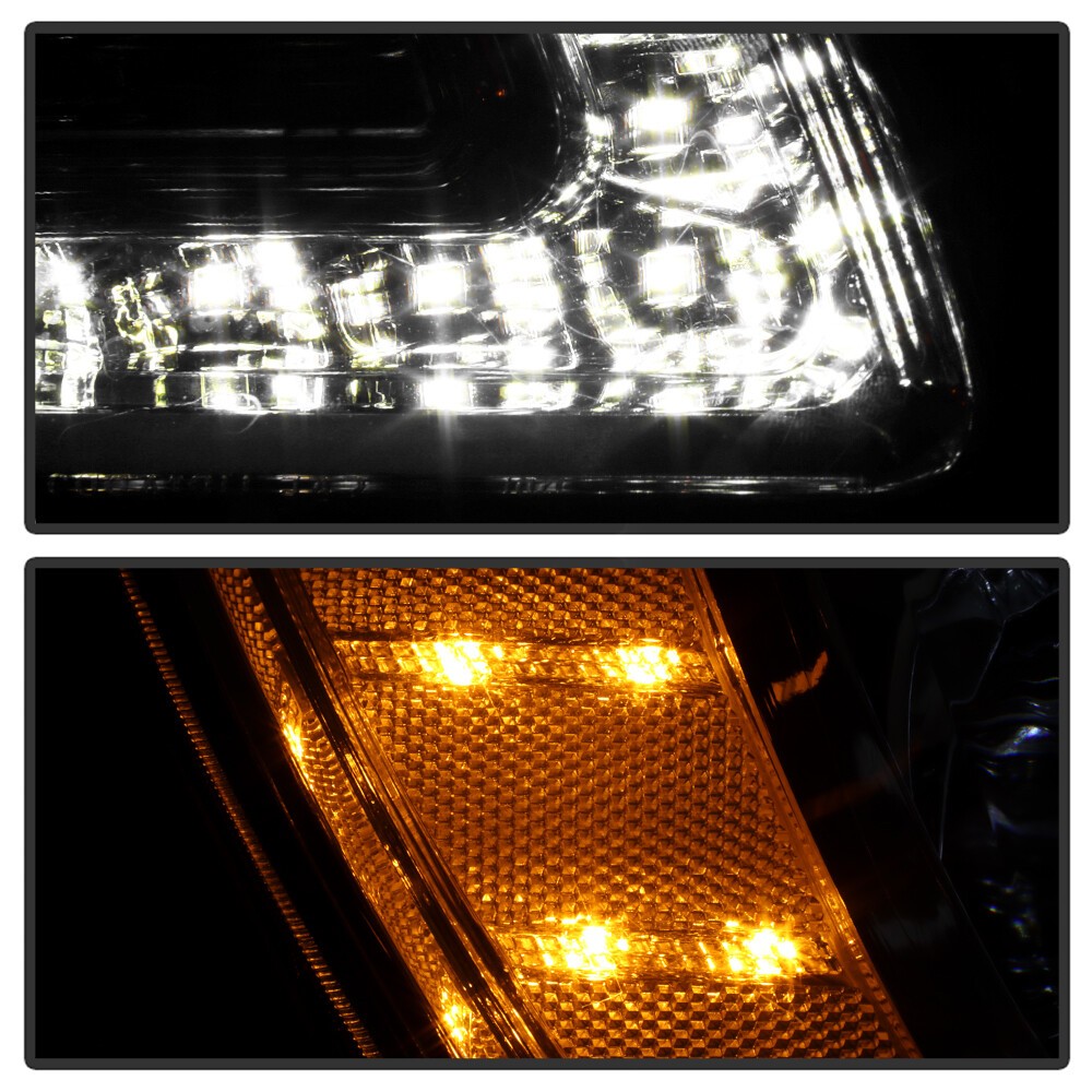 For 2015-2023 Chrysler 300 Chrome Halogen Headlight LED DRL Projector Passenger