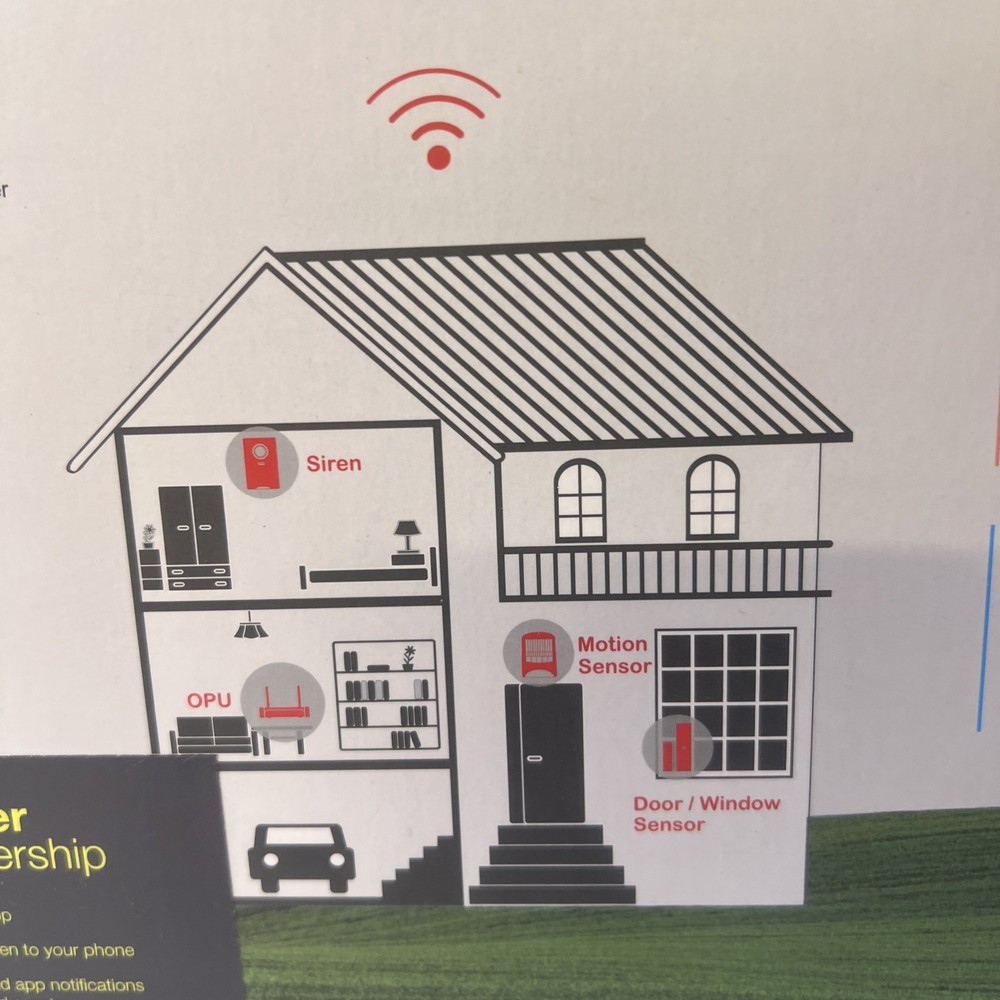 Oplink Alarm Shield Security System No Monthly Fee Mobile App