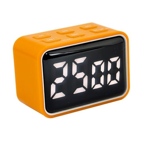 Digital Mini LED Timer, Rechargeable LED Countdown/Up Timer, 3 Pre-set Orange