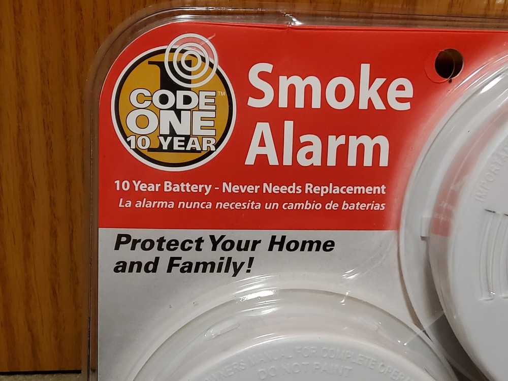 Kidde Smoke Alarm Code One 2-Pack i9010 10-Year Battery New Sealed