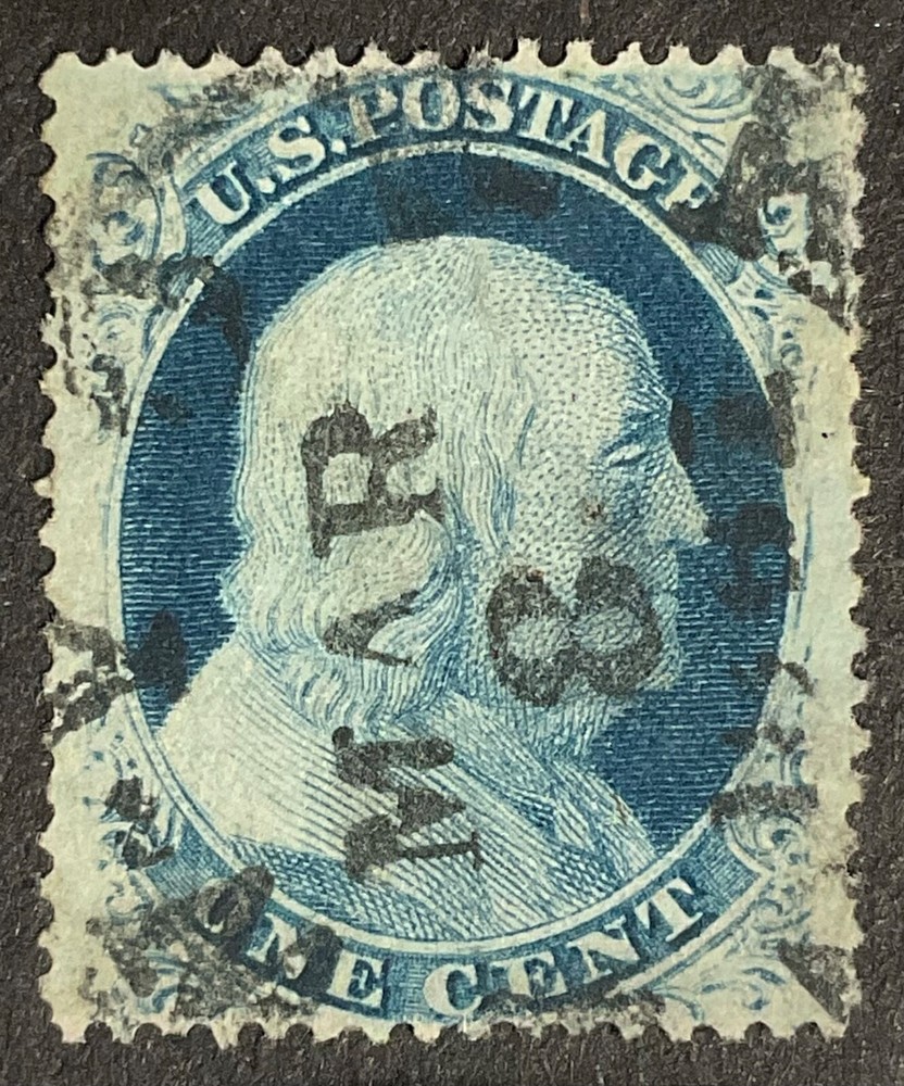 #24 Used PSE Graded 85 with 1862 C.D.S., PSE Cert # 01273025