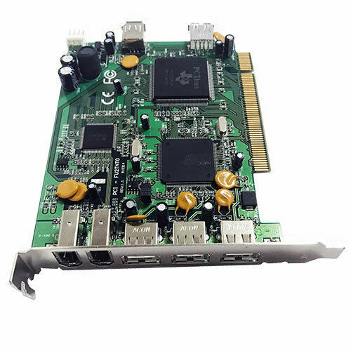(3x)FireWire & (4x)USB 2.0 Combo PCI Adapter for PC/MAC