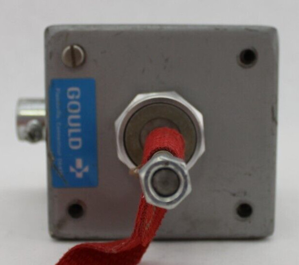 Gould (2) 800T-XA Joystick Switch with Red Strap (Missing Enclosure Screws)