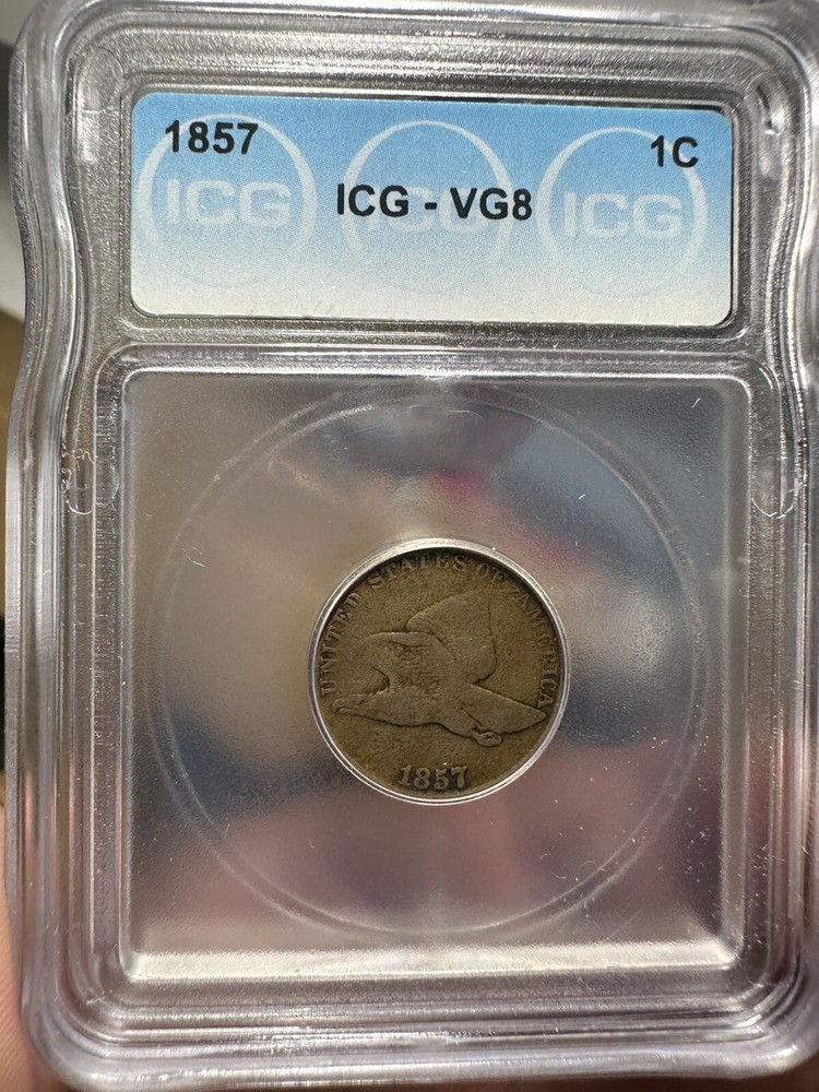 1857 FLYING EAGLE ICG VG8