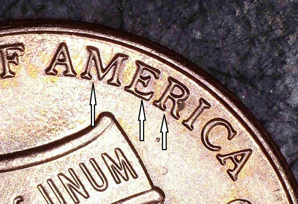 2012 1¢ WDDR-002 Lincoln Shield Cent Error Penny Coin