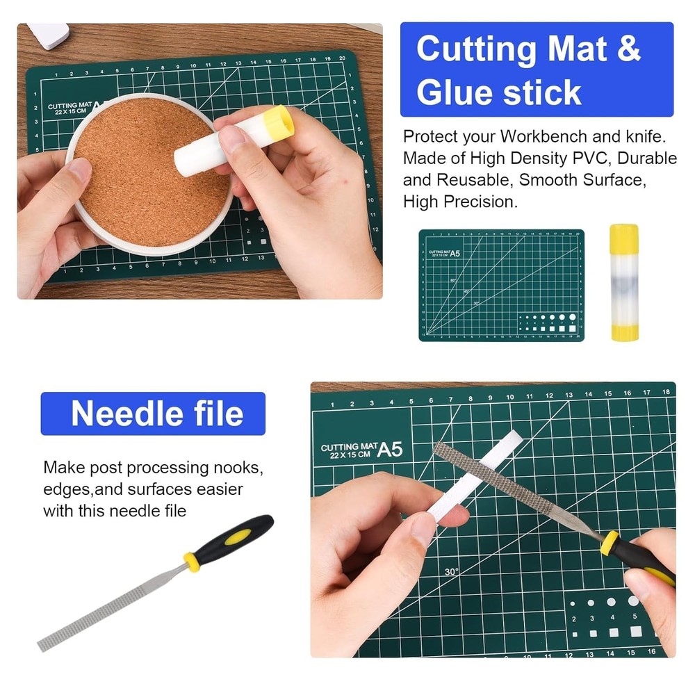 Versatile 3D Printer Toolkit - 55 Pieces for Accurate Print Refinement & Cleanup