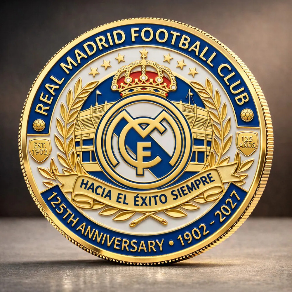 Real Madrid 125th Anniversary Commemorative Coin