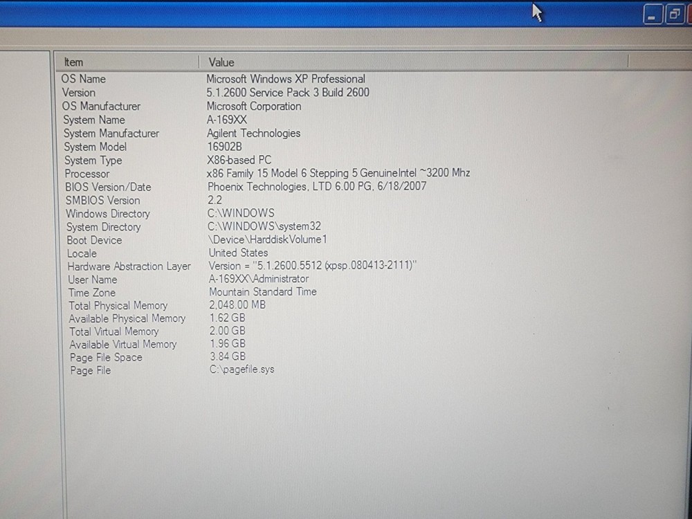 Agilent HP Keysight 16902B Modular Logic Analysis System Mainframe
