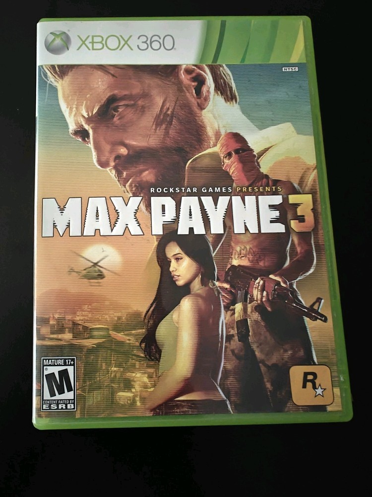 Max Payne 3 (Microsoft Xbox 360 2012) Case Only No Manual