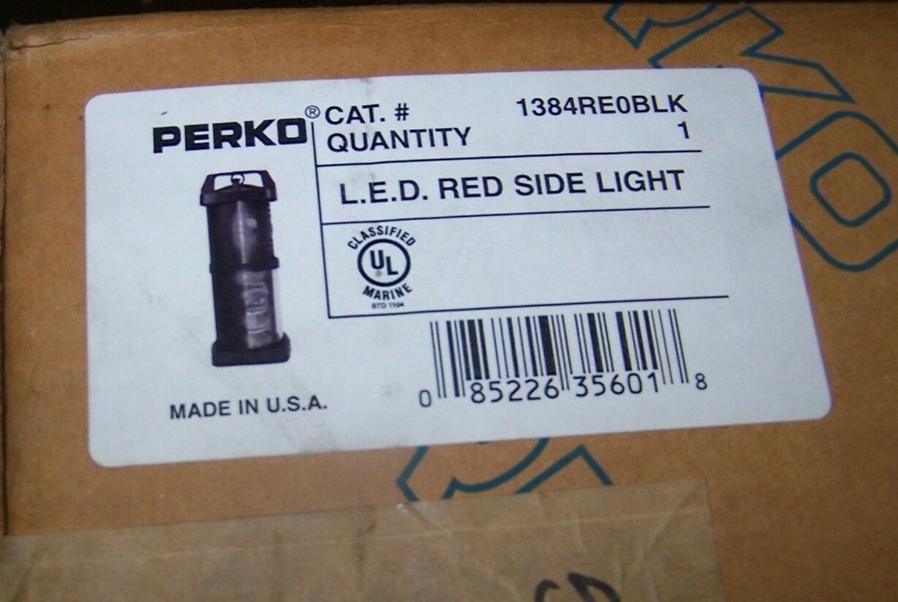 NEW LED PERKO RED NAVIGATION DOUBLE LED LIGHT 1386E00BLK MARITIME
