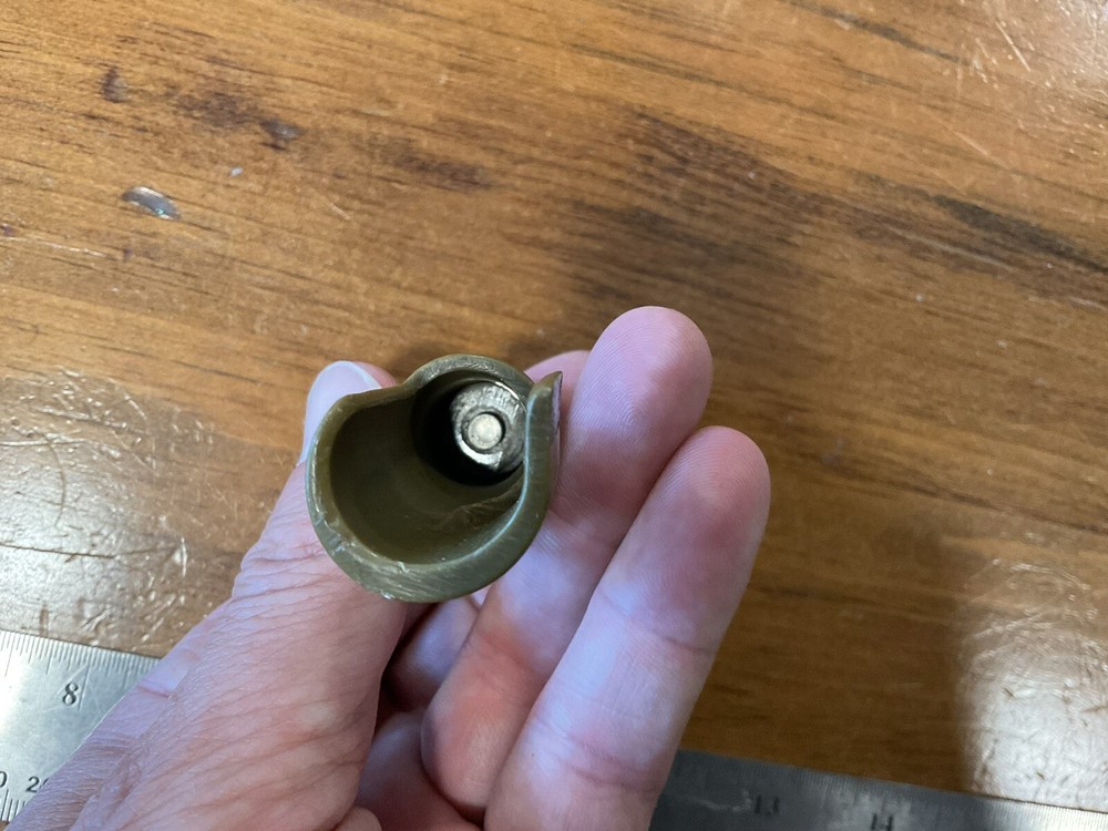 ORIGINAL WWII JAPANESE ARISAKA RIFLE MUZZLE COVER - CLEAN!