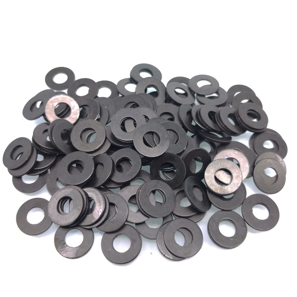 500pcs M5 Carbon Steel Flat Washers