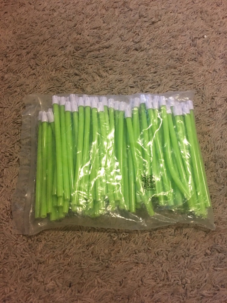 BeeSure Saliva Ejectors, Green/White Tips, 100/bx (B32a)