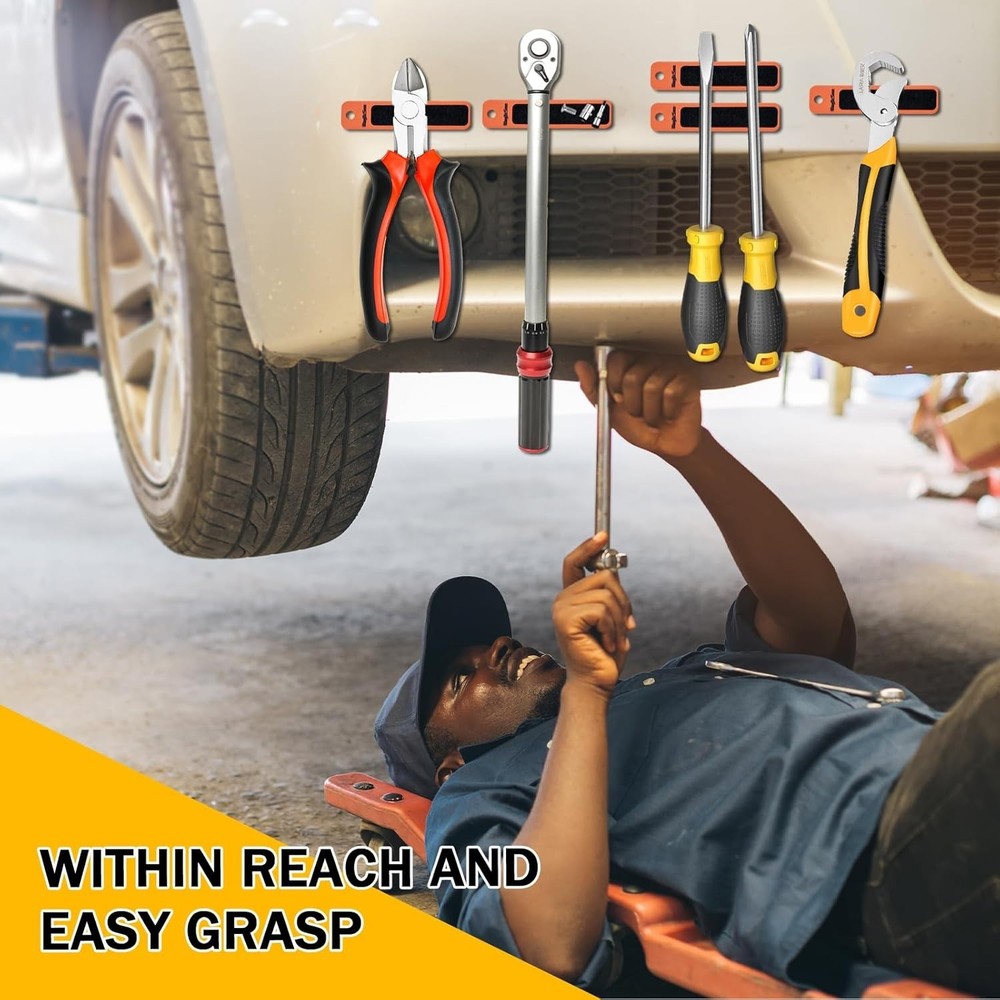 Double-Sided Slim Magnetic Tool Grip Mat for Organization and Storage-Keep Tools