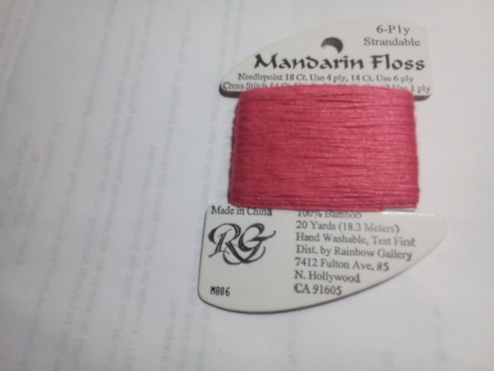 Rainbow Gallery Mandarin -100% Bamboo floss