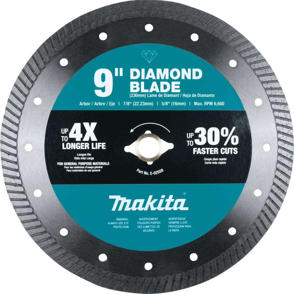 E-02559 9" Diamond Blade, Turbo, General Purpose