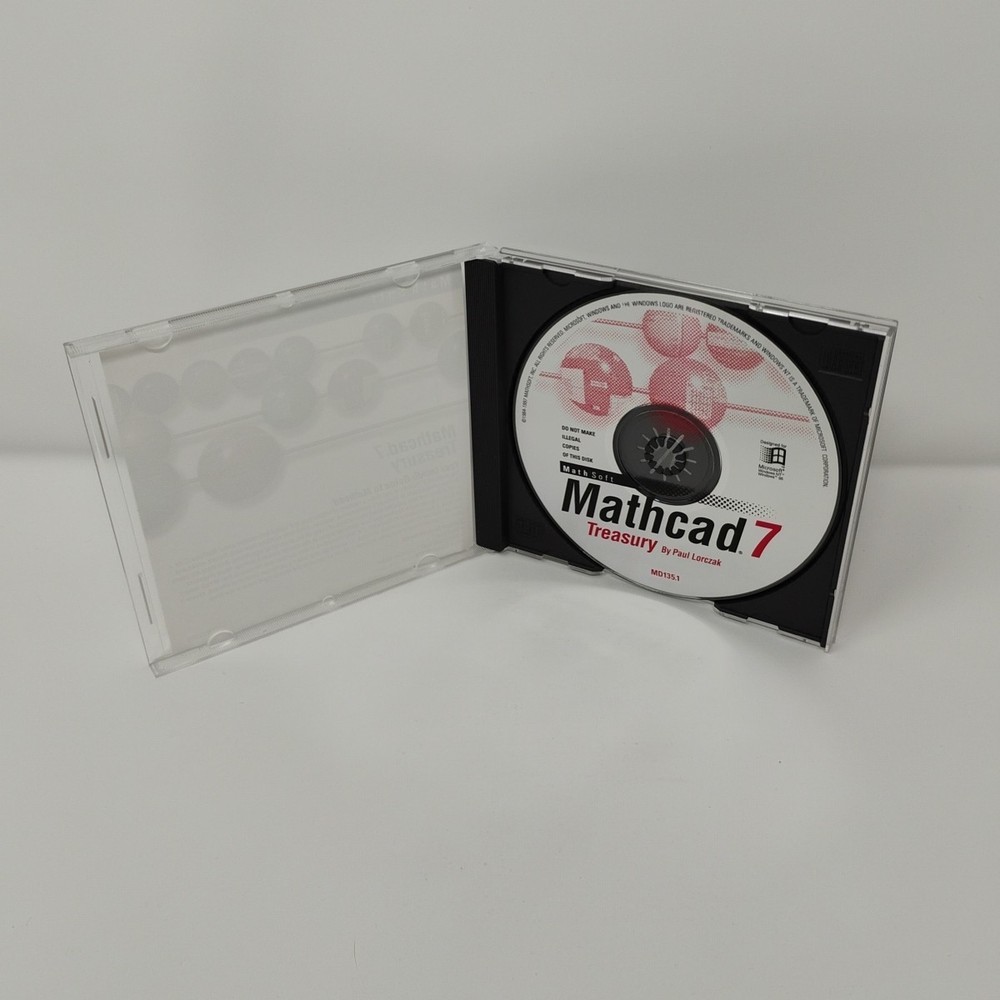 Mathsoft Mathcad 7 Professional MathConnex Treasury - 2 CDs & User Guides