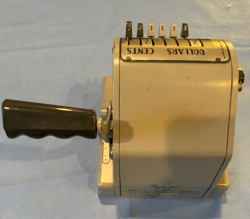Vintage Paymaster Protection, Series X-550