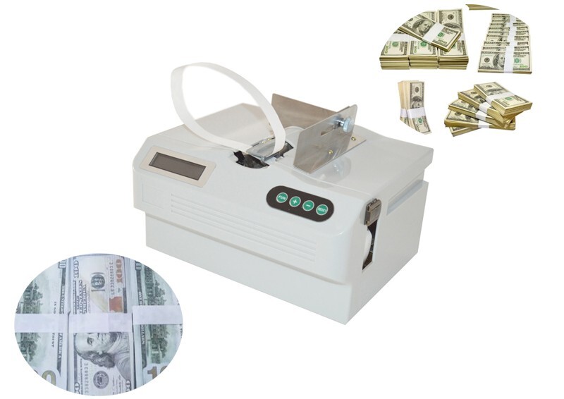 110V Small Fully Automatic Banknote Baling Machine Money Packer Machine