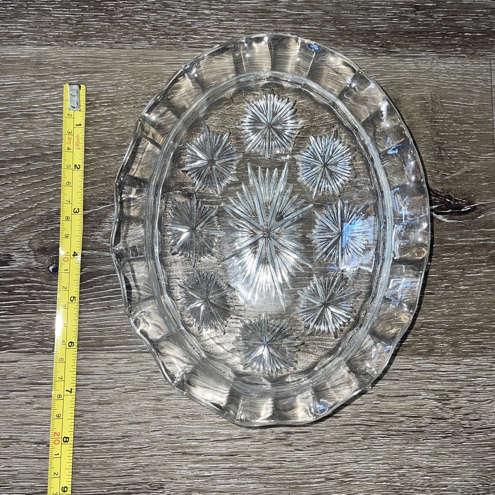 Candy Dish Crystal 8in Round