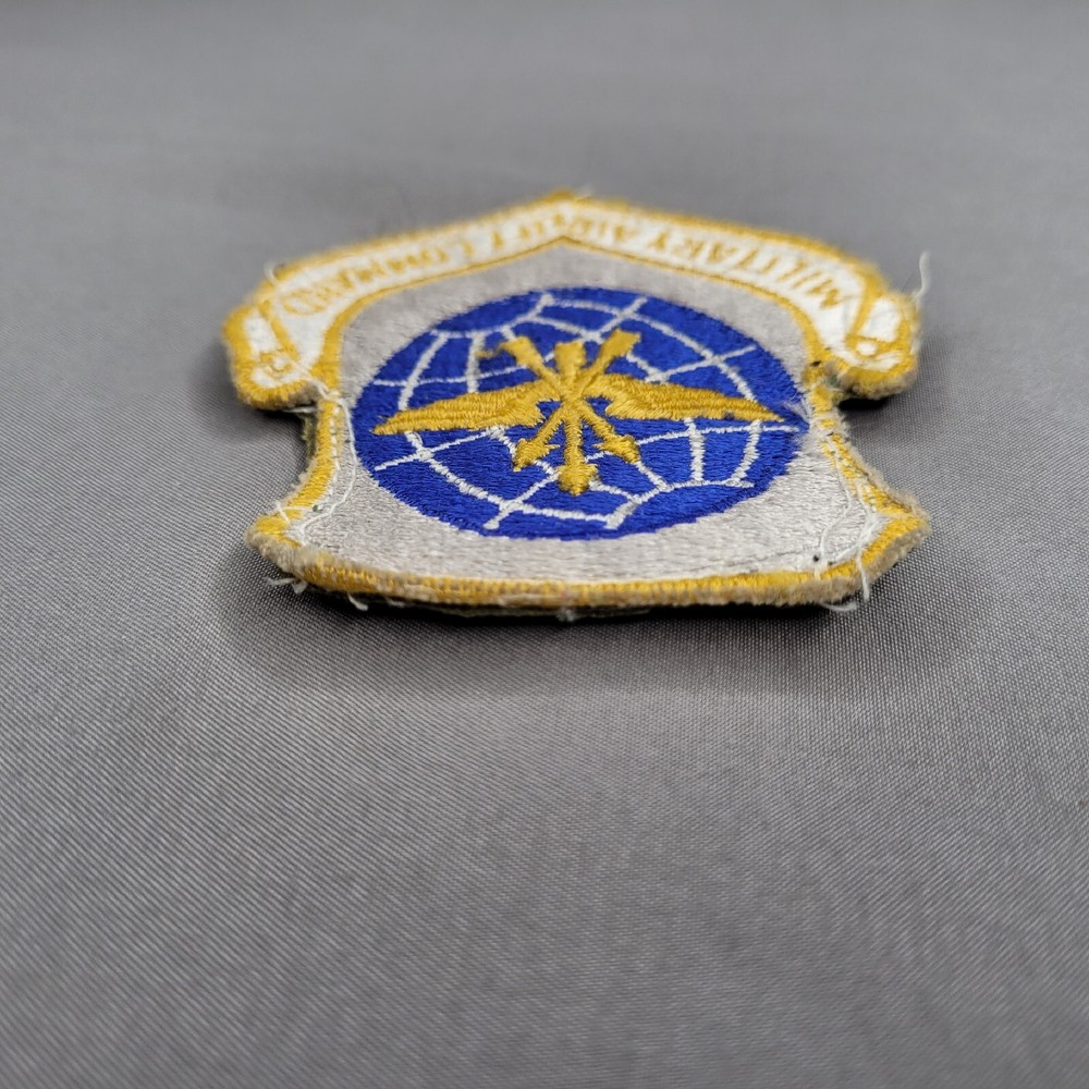 US Air Force Military Airlift Command Patch MAC AFB USAF Hook & Loop Embroidered