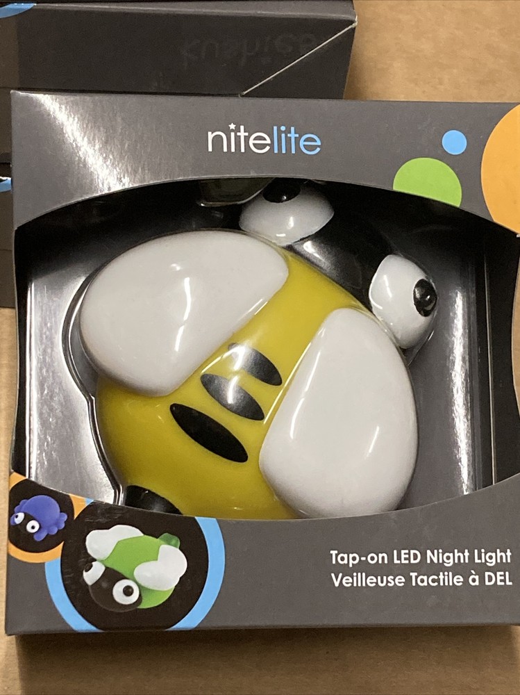 Kushies Tap On LED Bumblebee Night Light