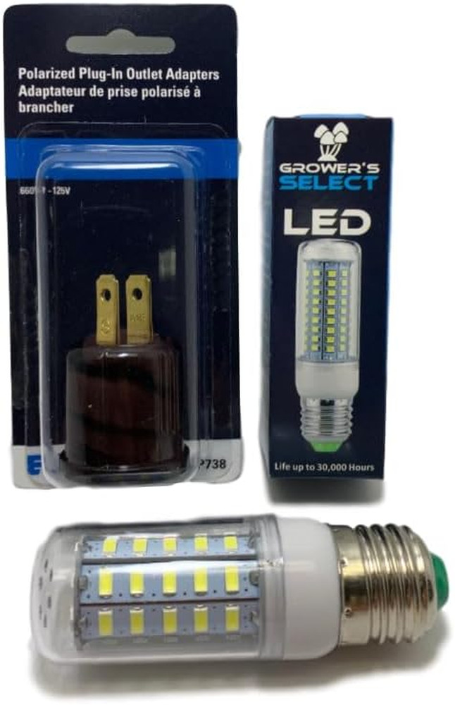 E26 LED Grow Light Mushroom Lighting Kit With Socket Adapter Energy Efficient