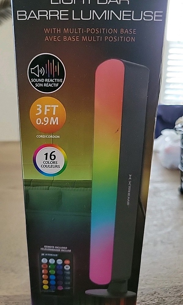 Xtreme Tech 16 Multi Color Light Bar Sound Reactive LED Light Effects X1
