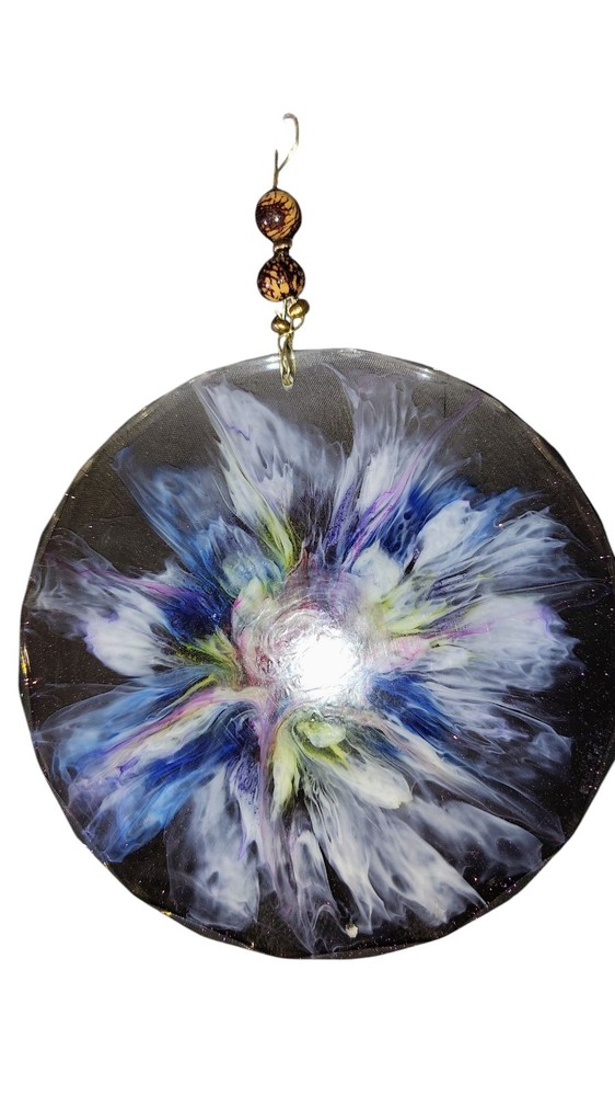 Handmade Resin Flower Wall Hanger