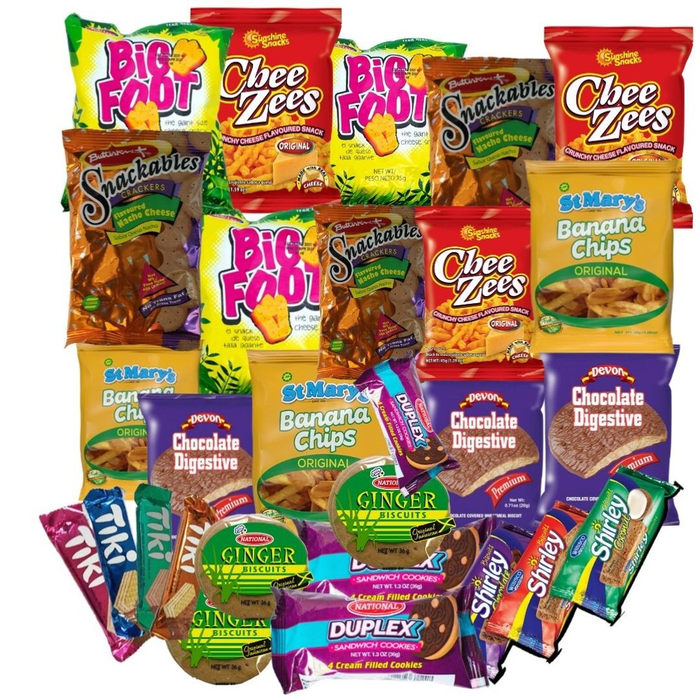 Authentic Jamaican  Assorted Snack Gift Box 
