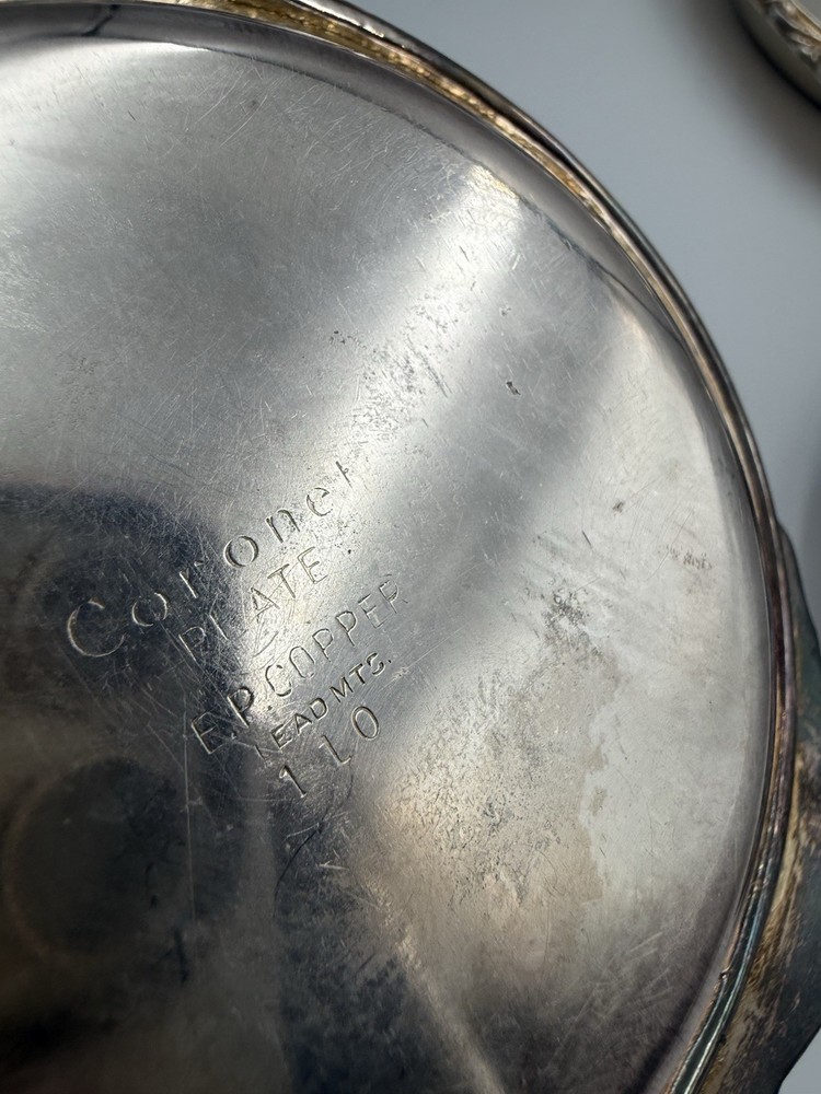 11 Vintage Coronet E.P. Copper Plated Coasters