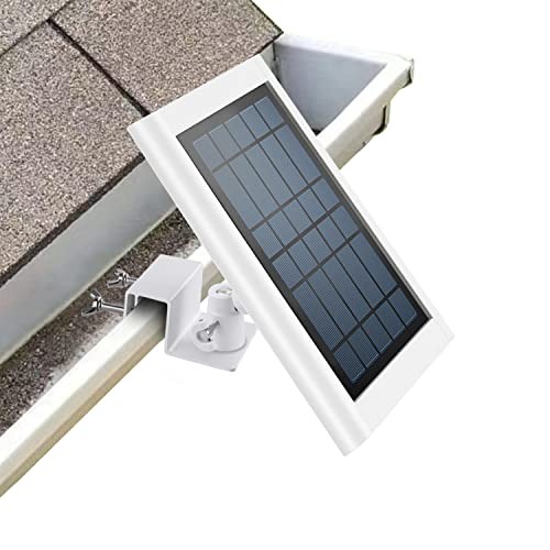 Gutter Mount for Solar Panel, Adjustable Weatherproof Aluminum Alloy White