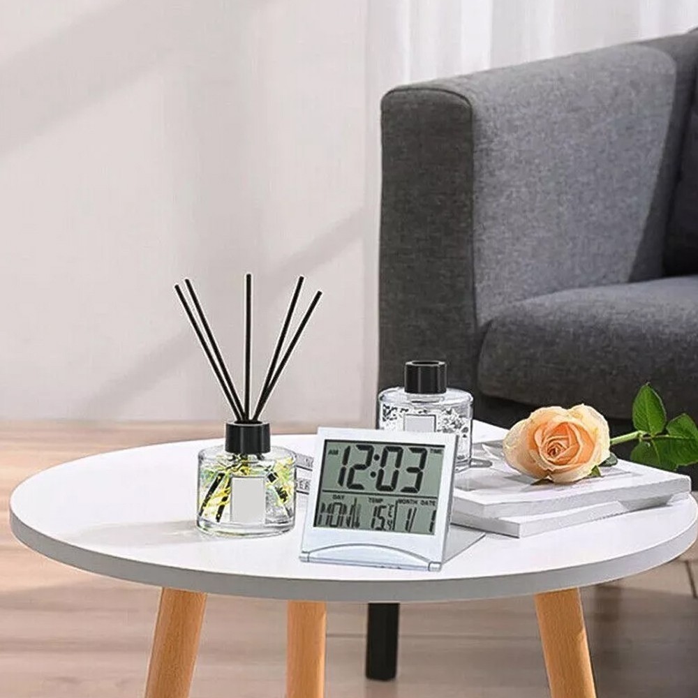 Large Screen Portable Alarm Clock for Traveling with Timer Functionality
