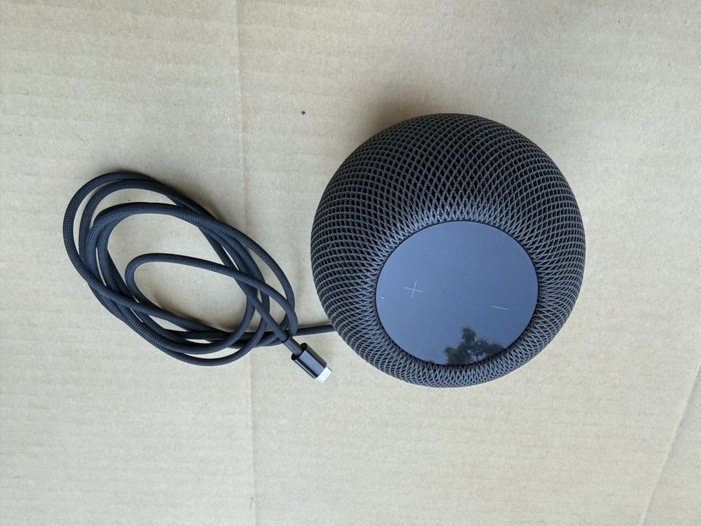 Apple HomePod Mini Smart Speaker Black Model A2374 Tested Works