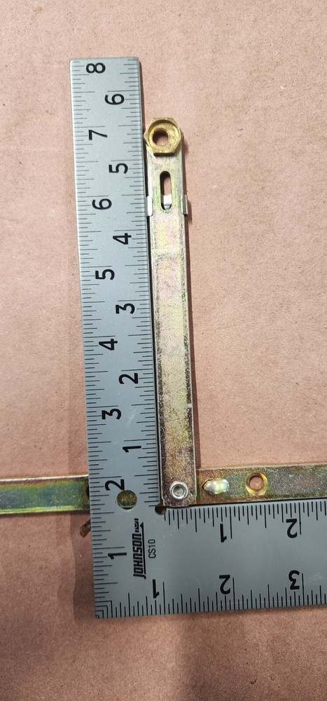 GU 9" Casement window Hinges with adjustment nut / Set $5.00 / read comments.